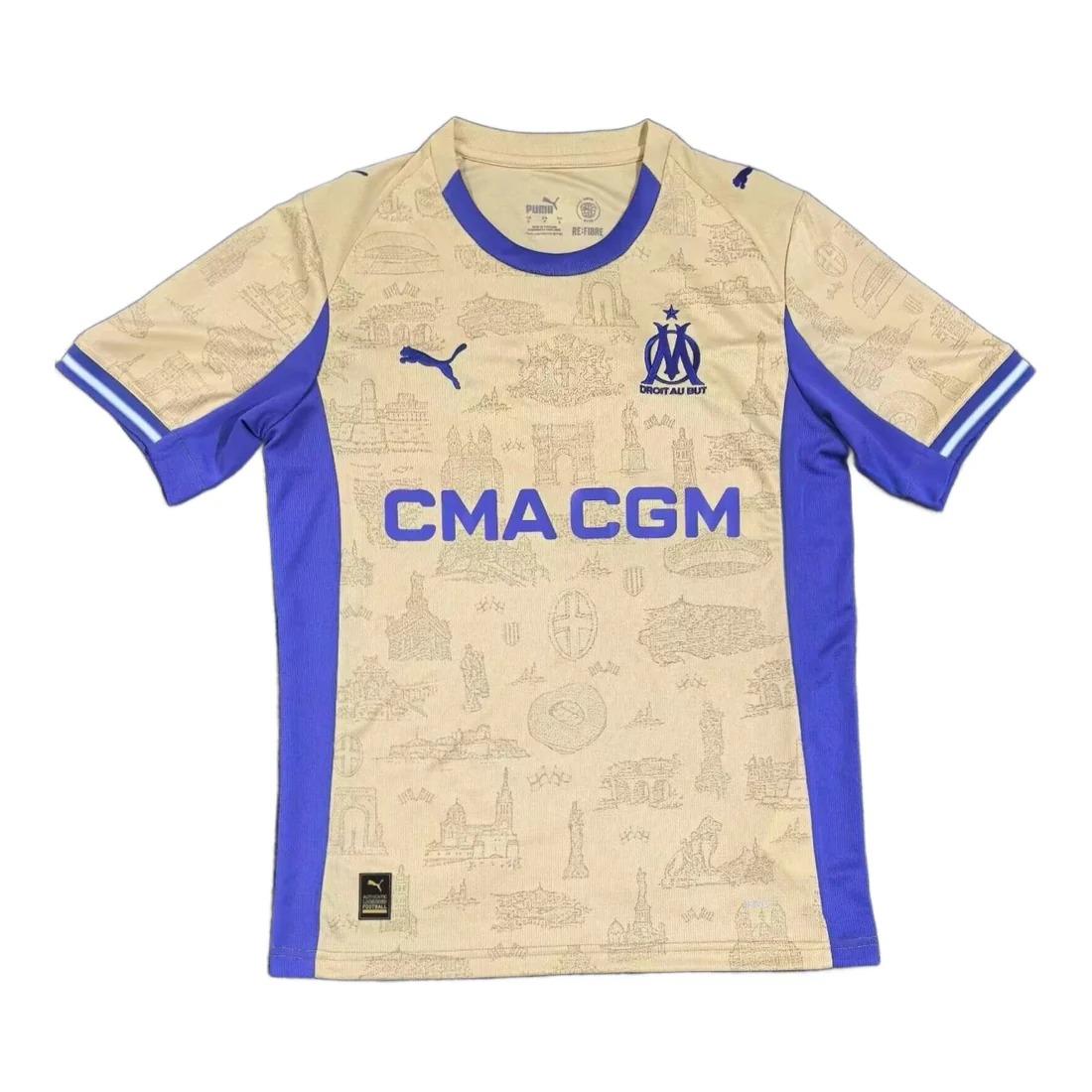 Maillot Marseille Or Fourth Homme 2025 2026